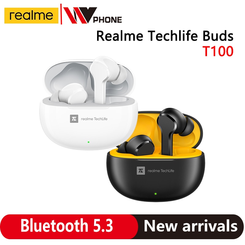 Realme TechLife Buds T100  5.3 AI ENC Ture ..